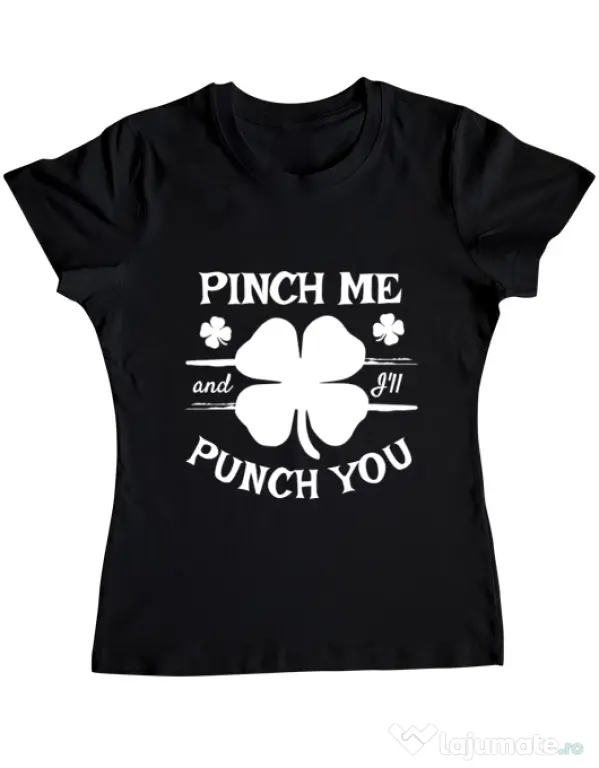 Tricou ADLER dama Pinch me Negru