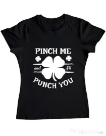 Tricou ADLER dama Pinch me Negru