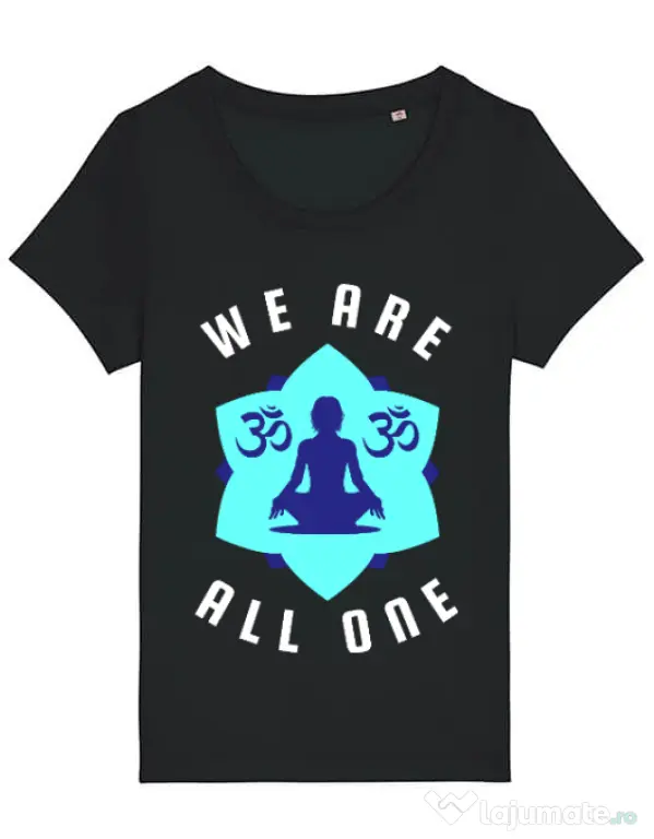 Tricou STANLEY STELLA dama We are all one Negru
