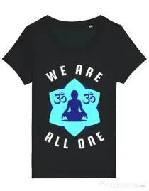 Tricou STANLEY STELLA dama We are all one Negru
