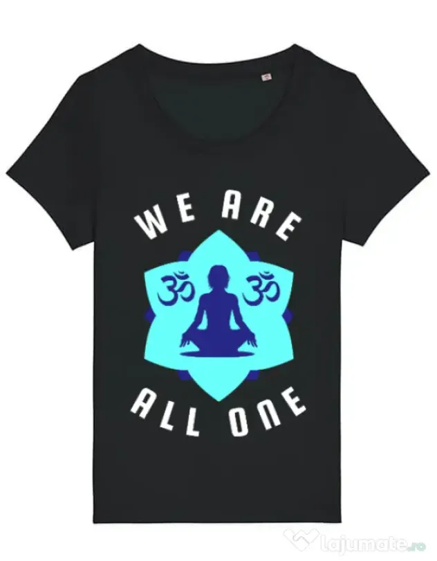 Tricou STANLEY STELLA dama We are all one Negru