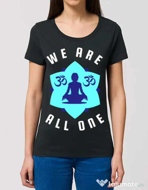 Tricou STANLEY STELLA dama We are all one Negru