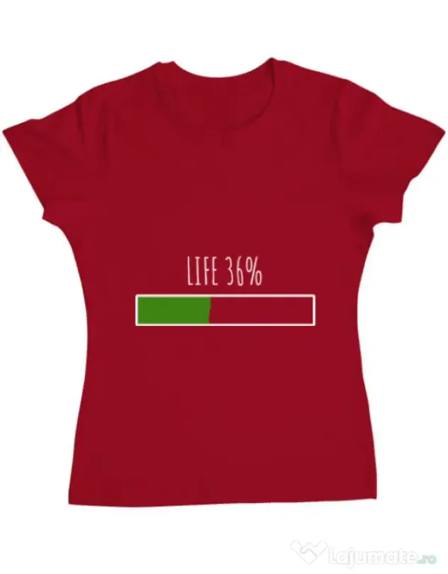 Tricou ADLER dama Life Rosu