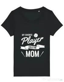 Tricou STANLEY STELLA dama My favorite player Negru