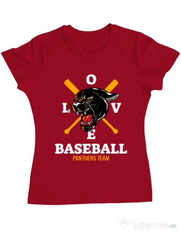 Tricou ADLER dama Panthers team Rosu