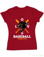 Tricou ADLER dama Panthers team Rosu