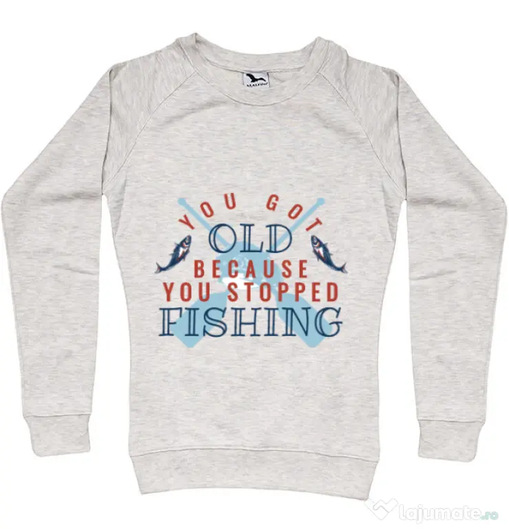 Bluza ADLER dama You stopped fishing Migdala melanj