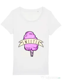 Tricou STANLEY STELLA dama Sweeter than you Alb