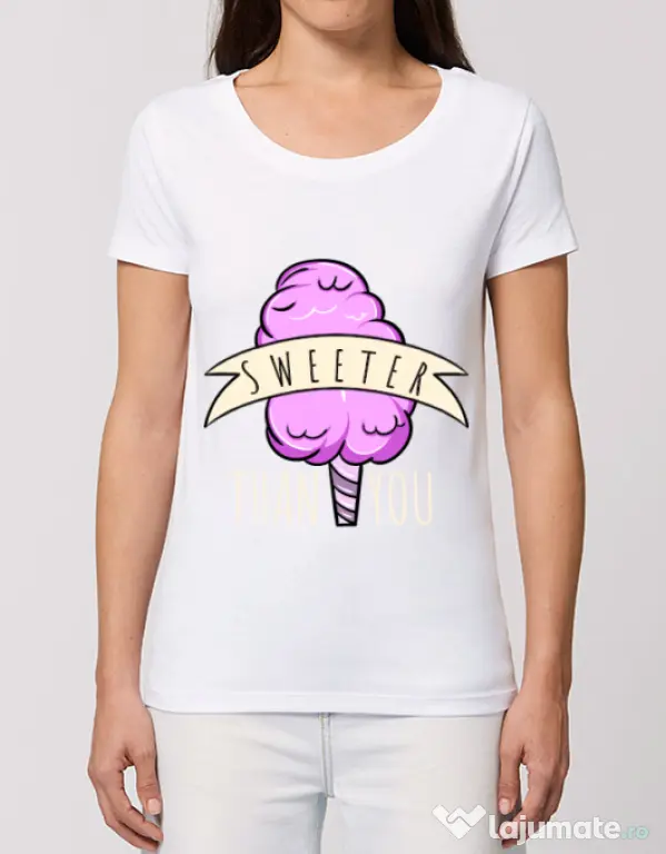 Tricou STANLEY STELLA dama Sweeter than you Alb