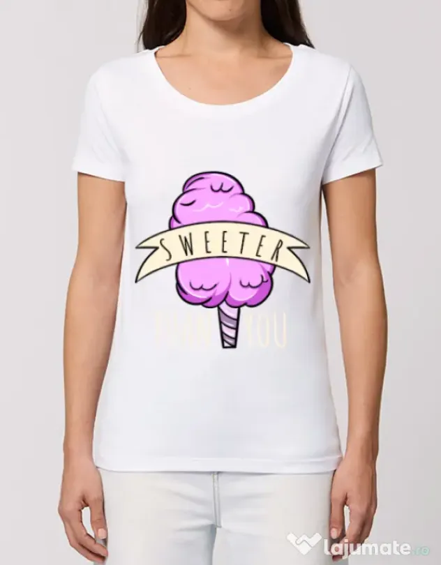 Tricou STANLEY STELLA dama Sweeter than you Alb