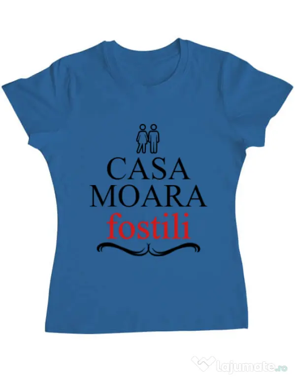 Tricou ADLER dama Casa moara fostili Albastru azuriu