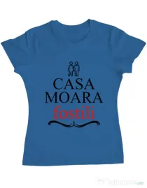 Tricou ADLER dama Casa moara fostili Albastru azuriu