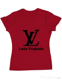 Tricou ADLER dama Lasa vrajeala Rosu
