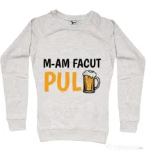 Bluza ADLER dama M-am facut pulbere Migdala melanj