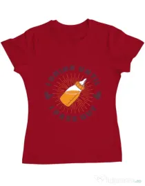 Tricou ADLER dama I drink until I pass out Rosu