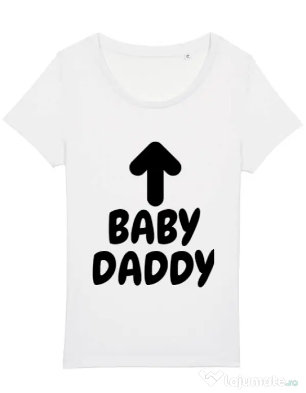 Tricou STANLEY STELLA dama Baby daddy Alb