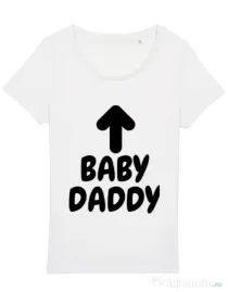 Tricou STANLEY STELLA dama Baby daddy Alb