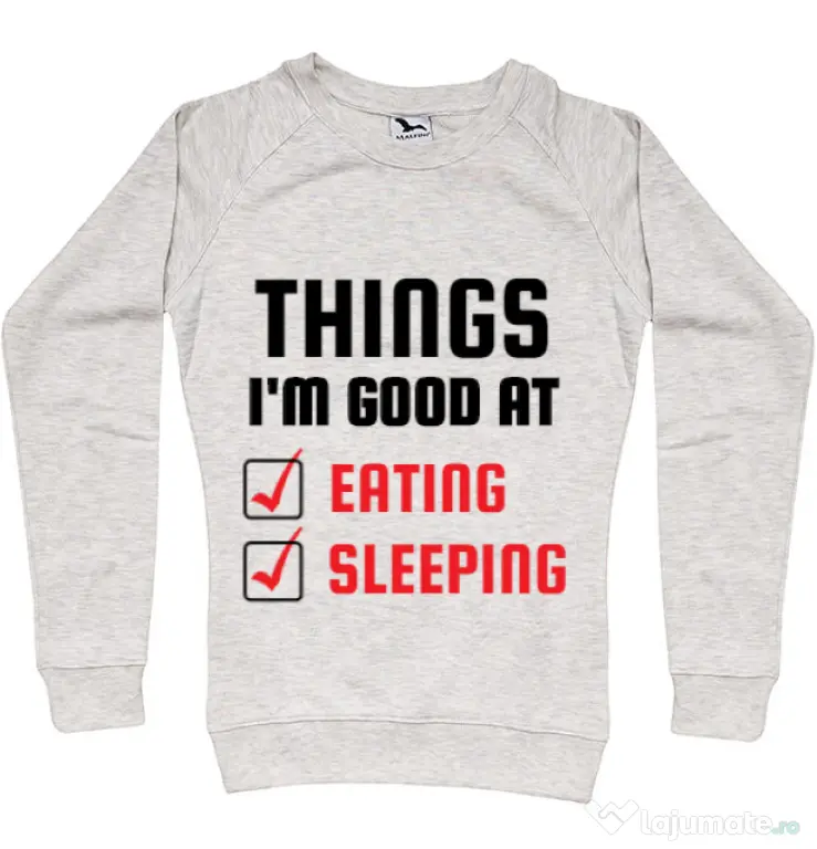 Bluza ADLER dama Things I am good at Migdala melanj