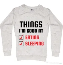 Bluza ADLER dama Things I am good at Migdala melanj