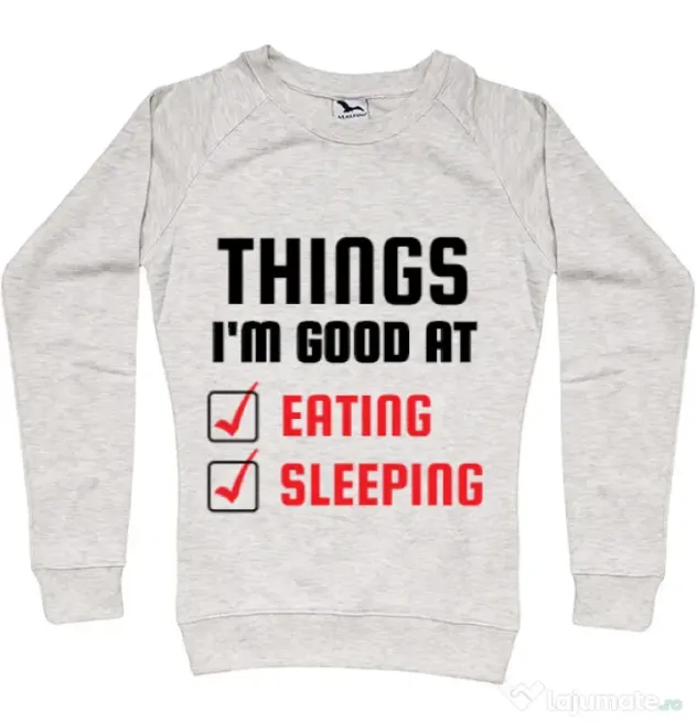 Bluza ADLER dama Things I am good at Migdala melanj