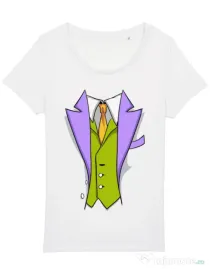 Tricou STANLEY STELLA dama Gentleman suit Alb