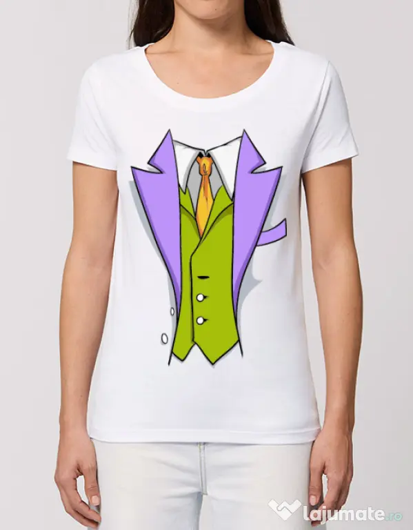 Tricou STANLEY STELLA dama Gentleman suit Alb