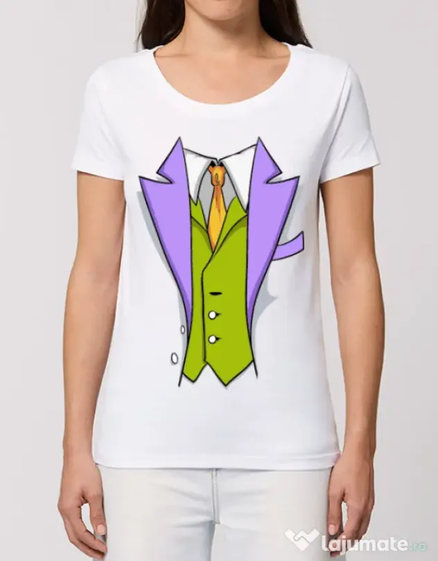 Tricou STANLEY STELLA dama Gentleman suit Alb