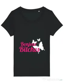 Tricou STANLEY STELLA dama Bonjour bitches Negru