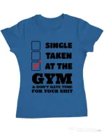 Tricou ADLER dama At the gym Albastru azuriu