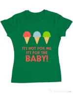 Tricou ADLER dama For the baby Verde mediu