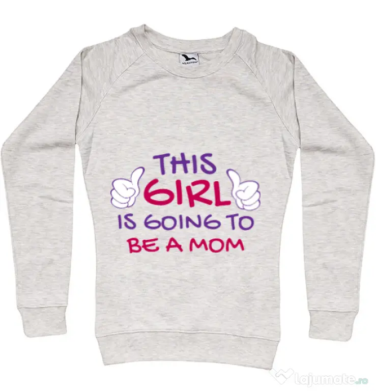 Bluza ADLER dama Future Mom Migdala melanj