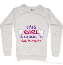 Bluza ADLER dama Future Mom Migdala melanj