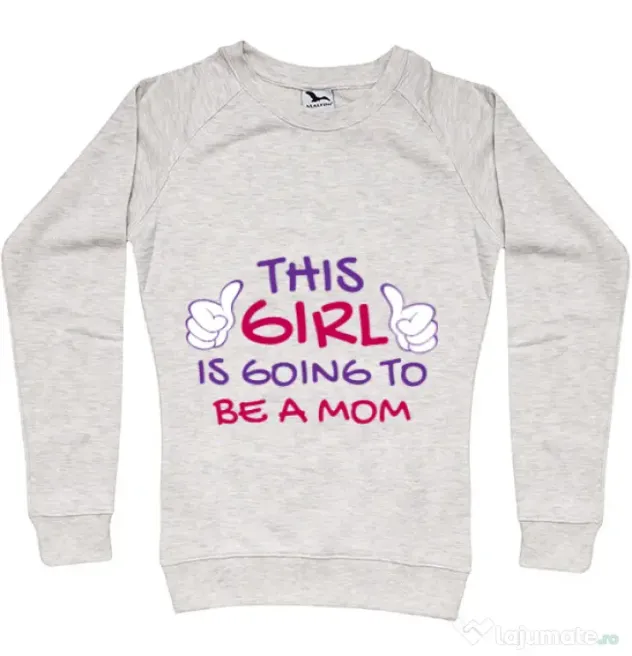 Bluza ADLER dama Future Mom Migdala melanj