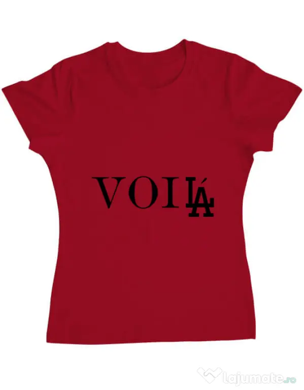 Tricou ADLER dama Voila Rosu