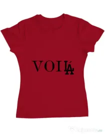 Tricou ADLER dama Voila Rosu