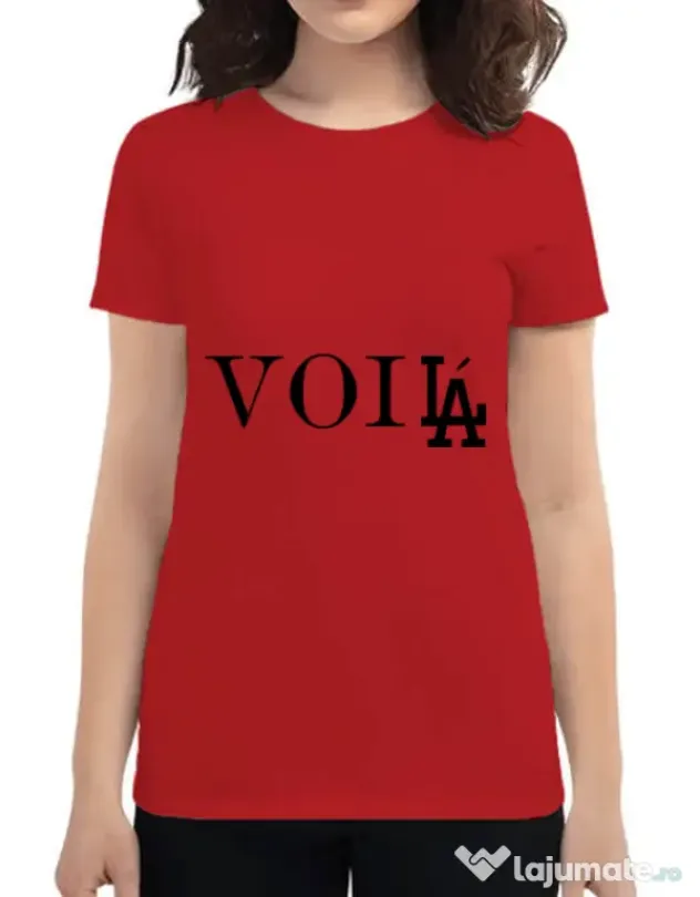 Tricou ADLER dama Voila Rosu