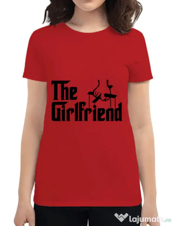 Tricou ADLER dama The girlfriend Rosu
