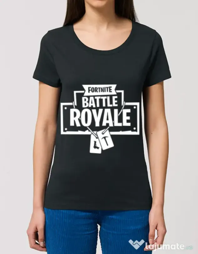 Tricou STANLEY STELLA dama Battle royale Negru