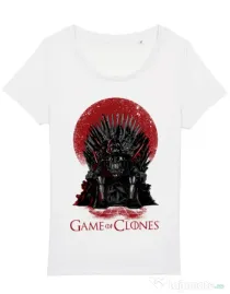 Tricou STANLEY STELLA dama Game of Clones Alb