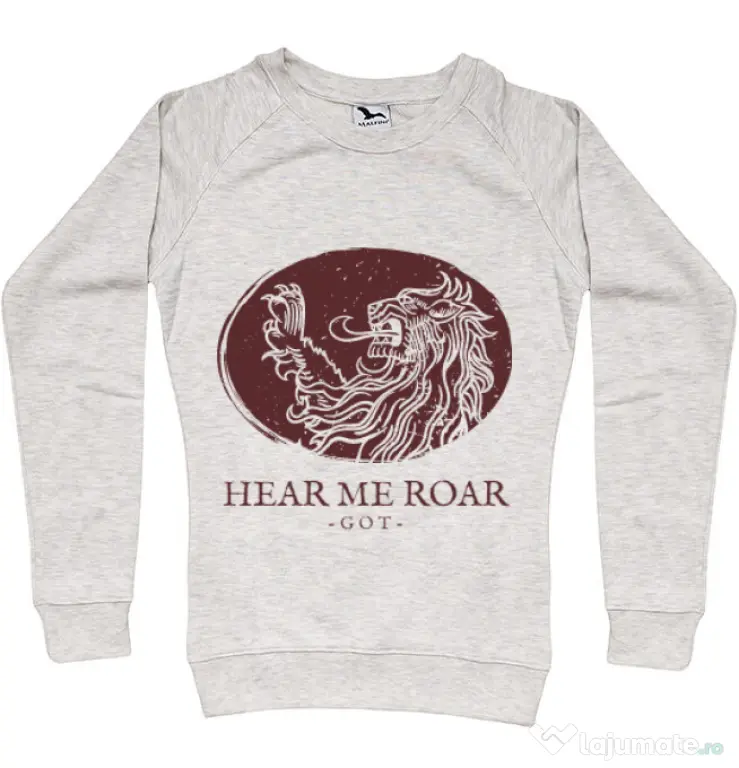 Bluza ADLER dama Hear me roar Migdala melanj