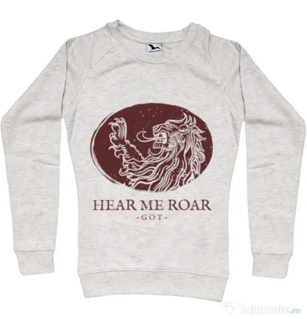 Bluza ADLER dama Hear me roar Migdala melanj