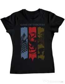 Tricou ADLER dama Game of Thrones Negru