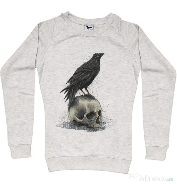 Bluza ADLER dama Crow skull Migdala melanj