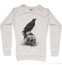 Bluza ADLER dama Crow skull Migdala melanj