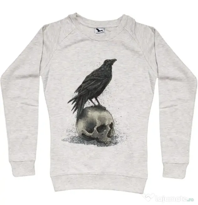 Bluza ADLER dama Crow skull Migdala melanj