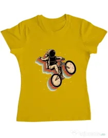 Tricou ADLER dama Cycling space Galben