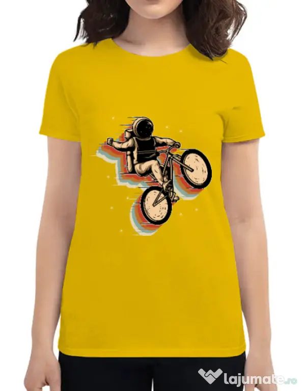 Tricou ADLER dama Cycling space Galben