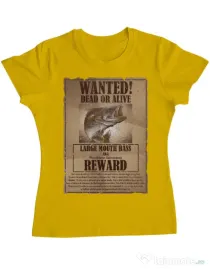 Tricou ADLER dama Dead or alive Galben