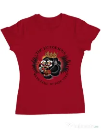 Tricou ADLER dama The notorious Rosu