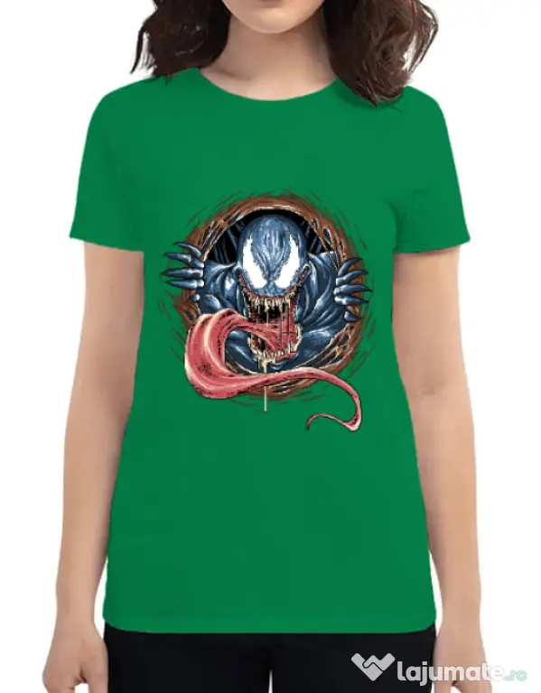 Tricou ADLER dama Venom rise Verde mediu